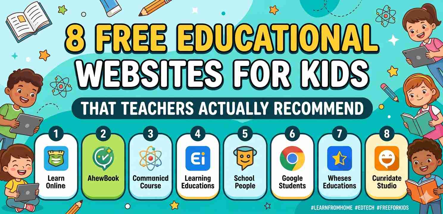 8 Free Educational Websites for Kids That Teachers Actually Recommend