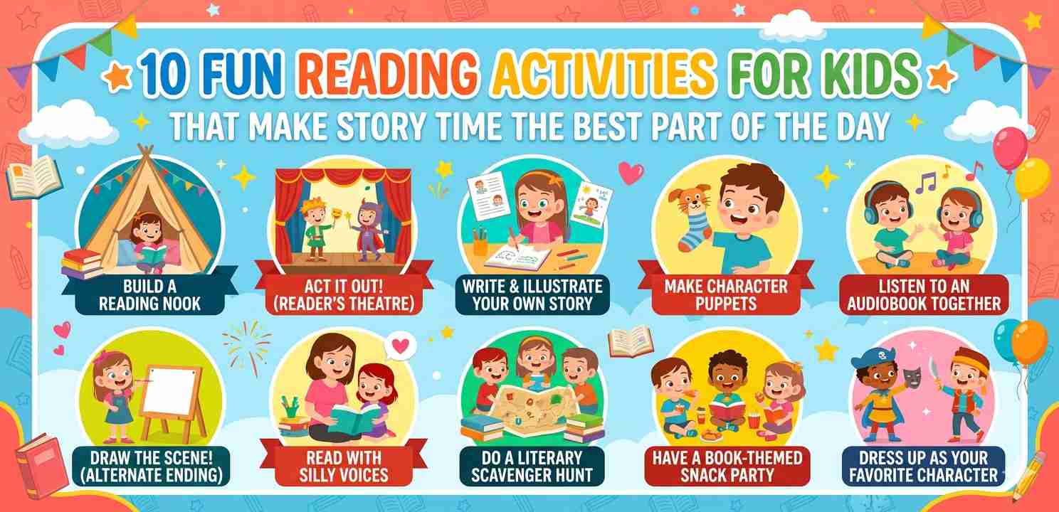 10 Fun Reading Activities for Kids That Make Story Time the Best Part of the Day