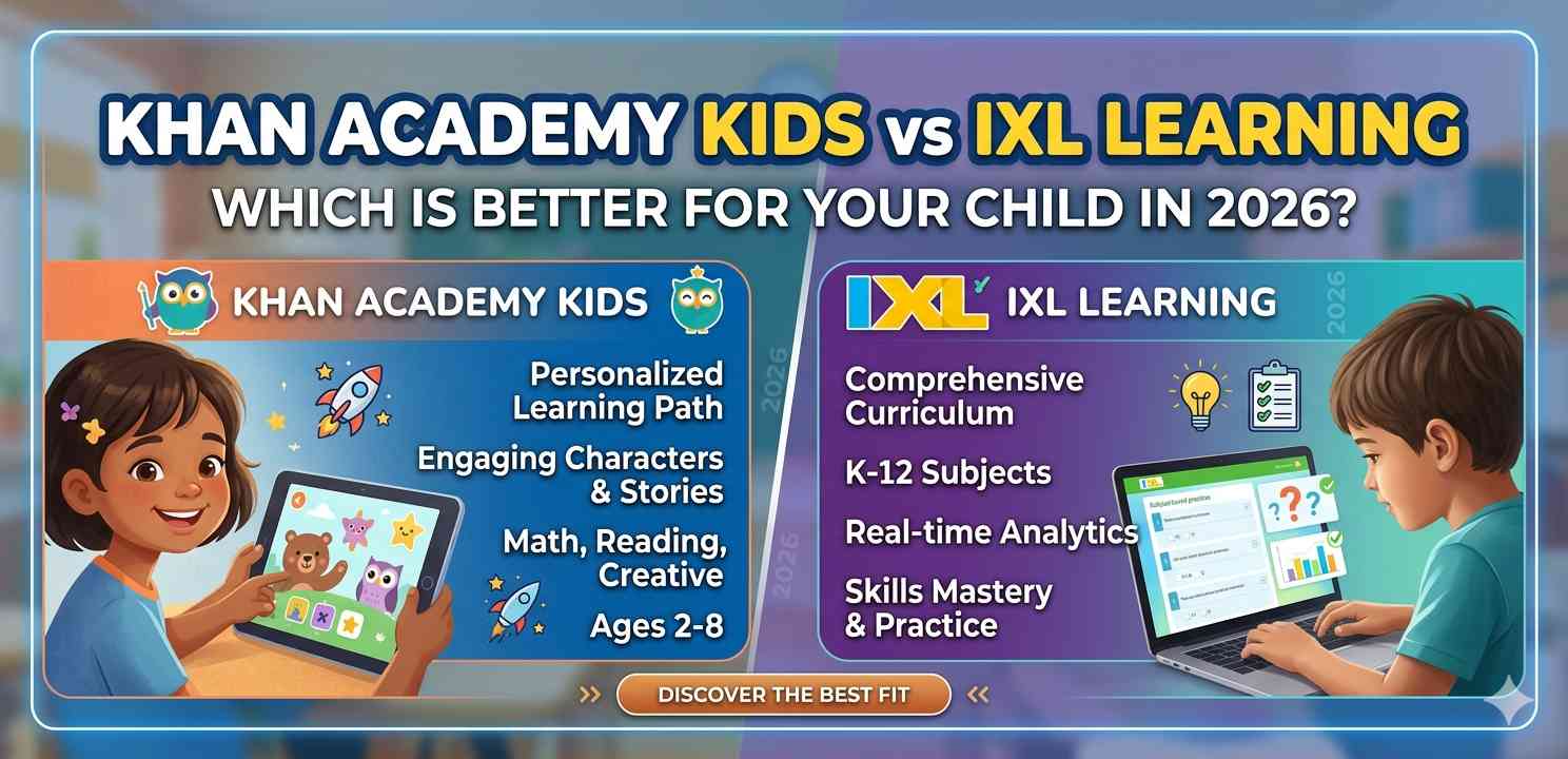 Khan Academy Kids vs IXL Learning: Which Is Better for Your Child in 2026?