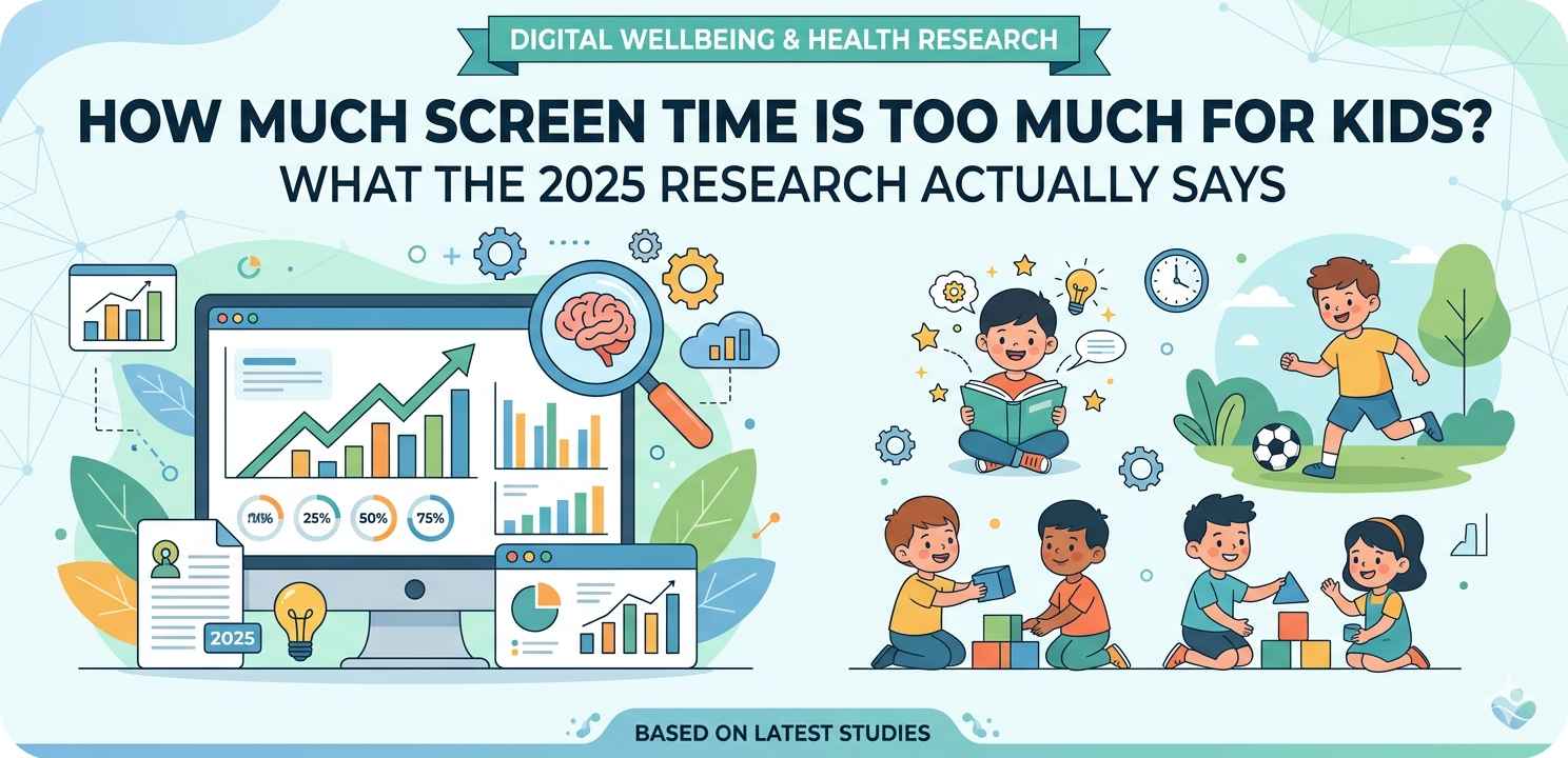 How Much Screen Time Is Too Much for Kids? What the 2025 Research Actually Says